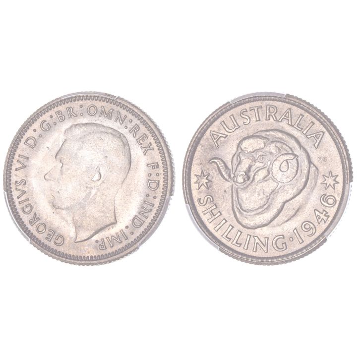 George VI, Shilling, 1946, PCGS MS 65
