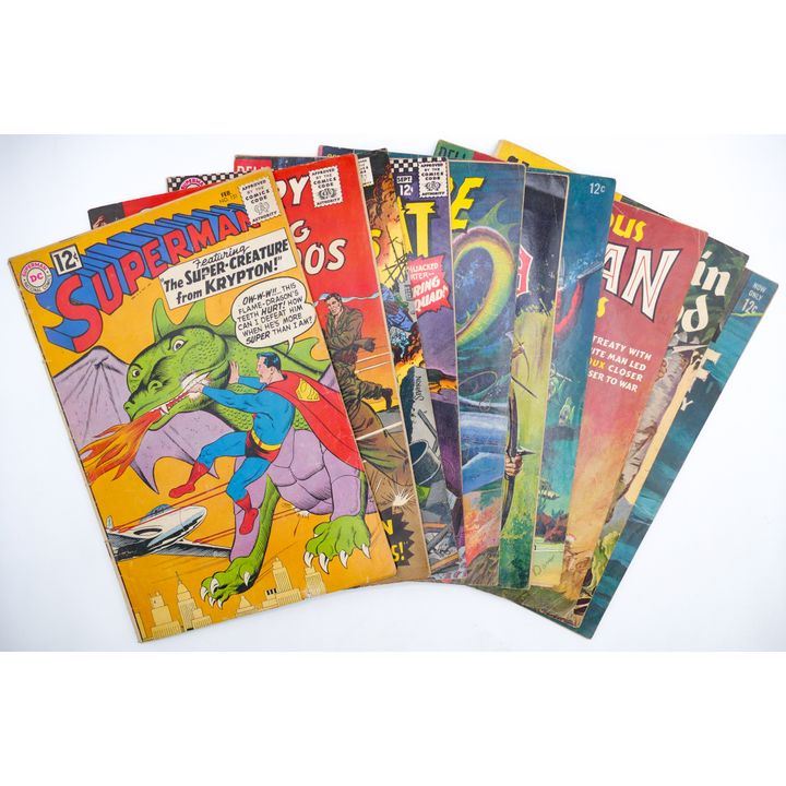 Box Vintage Silver Age Comic Books 10pc