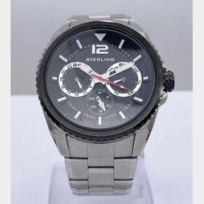 Sterling Racer Mens Steel Chronograph Sports Watch - 44mm - quartz - 50693/280