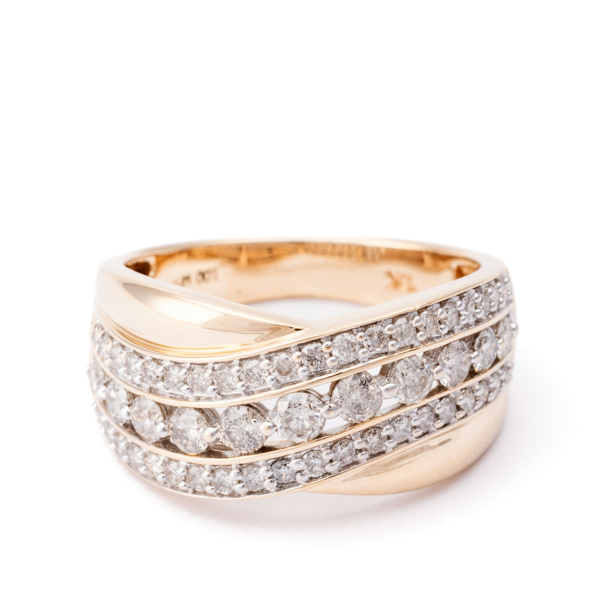 1.00 Carat Diamond Ring 10ct,
