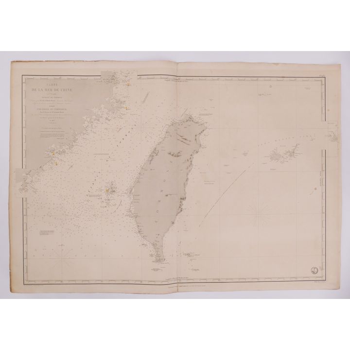 Roche-Poncie, Carte de le Mer de Chine. 1853