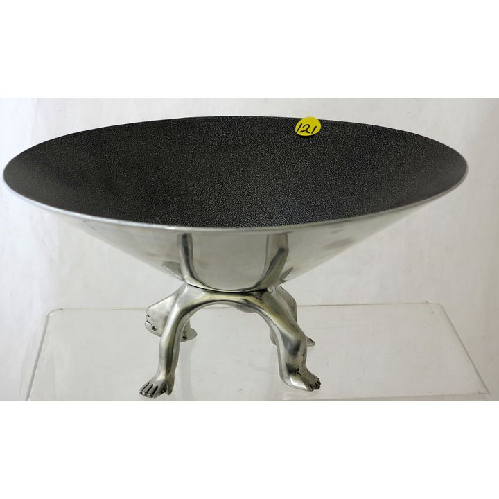 A MODERN CARROLL BOYES PEDESTAL FRUIT BOWL.