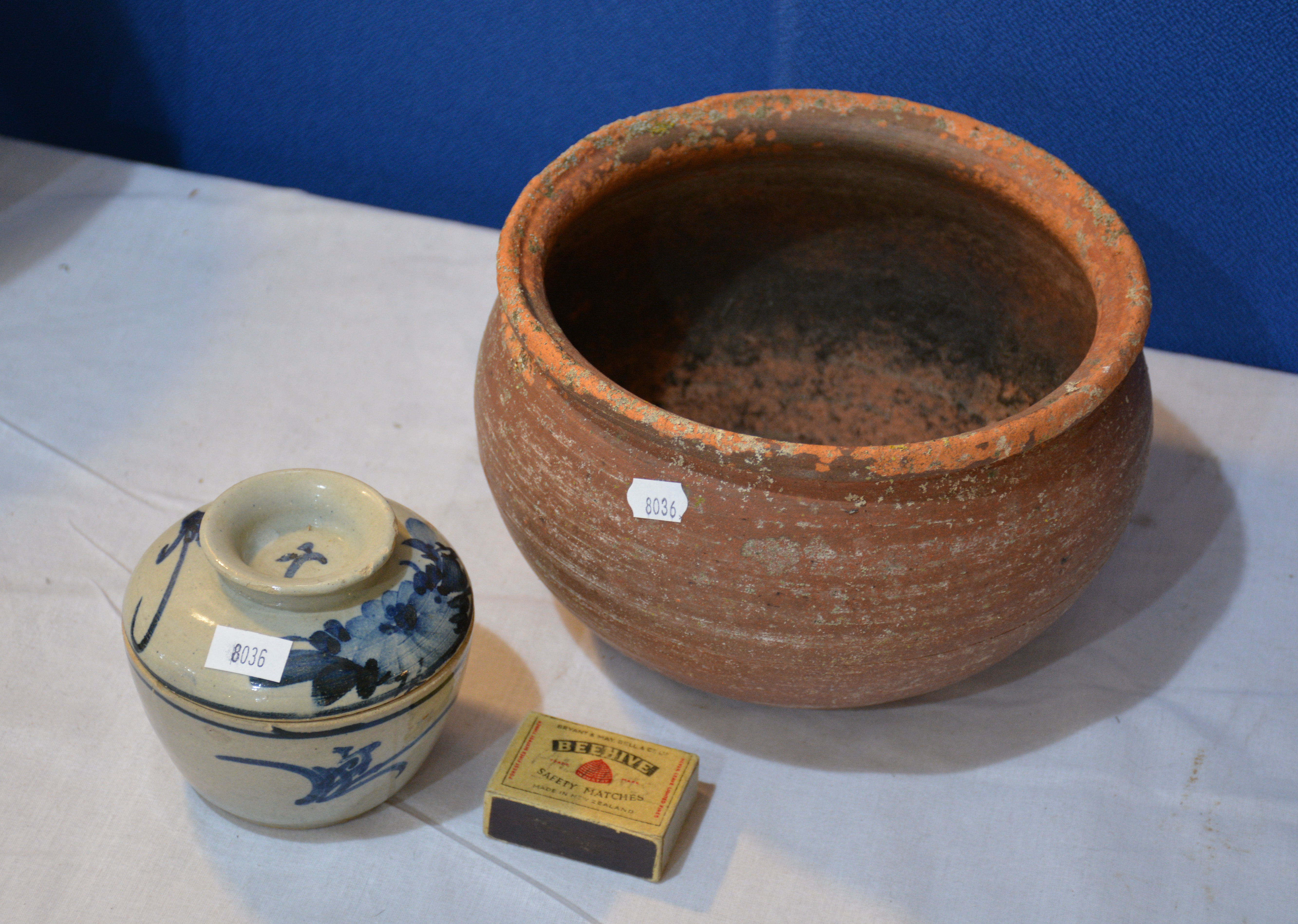 Plant Pot plus Lidded Container — NZ auction result