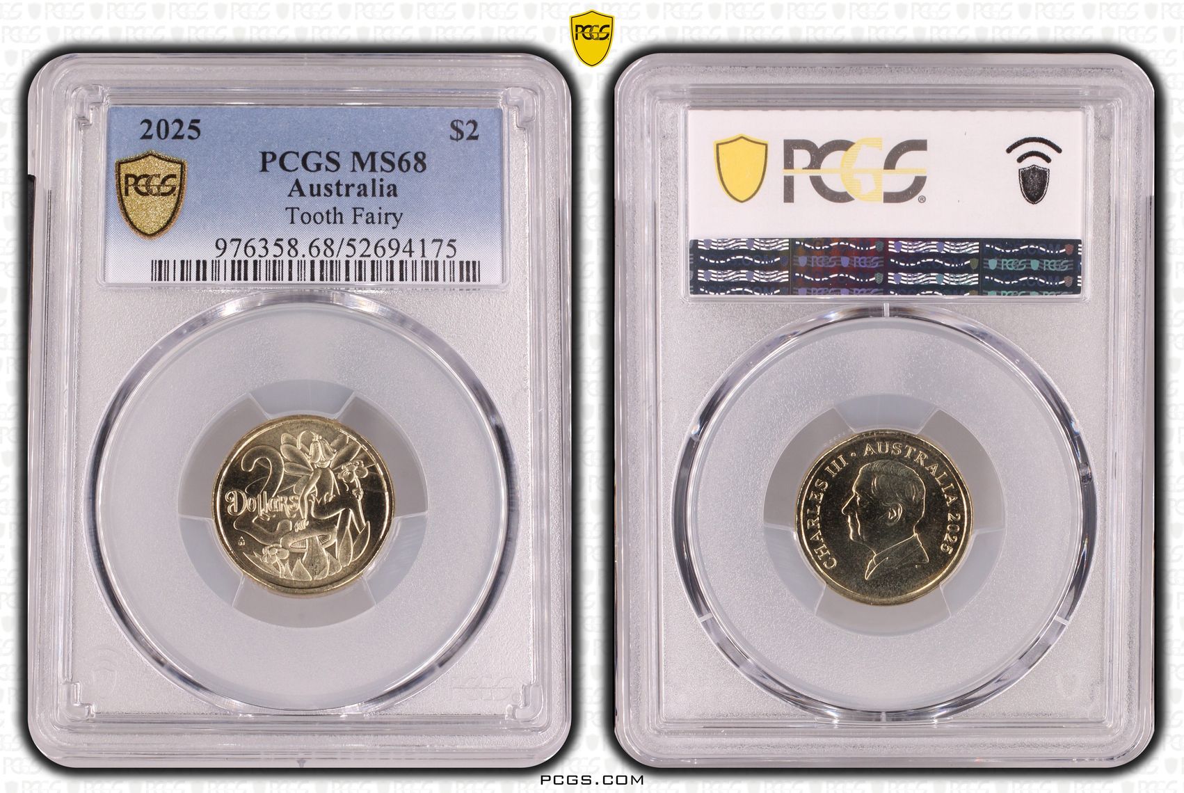 Tooth Fairy, Two Dollar, 2025, PCGS MS68