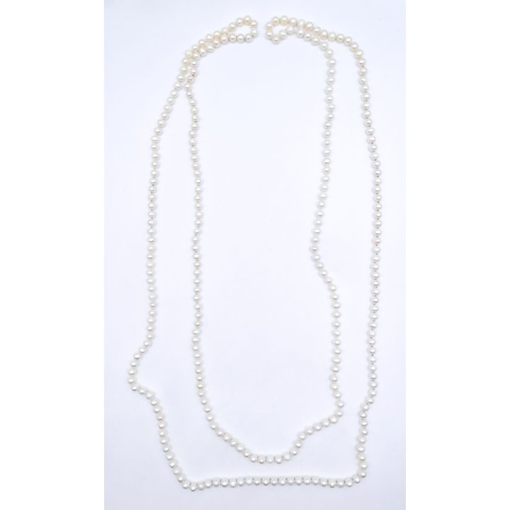 Opera Length 7mm Pearl Necklace 72''