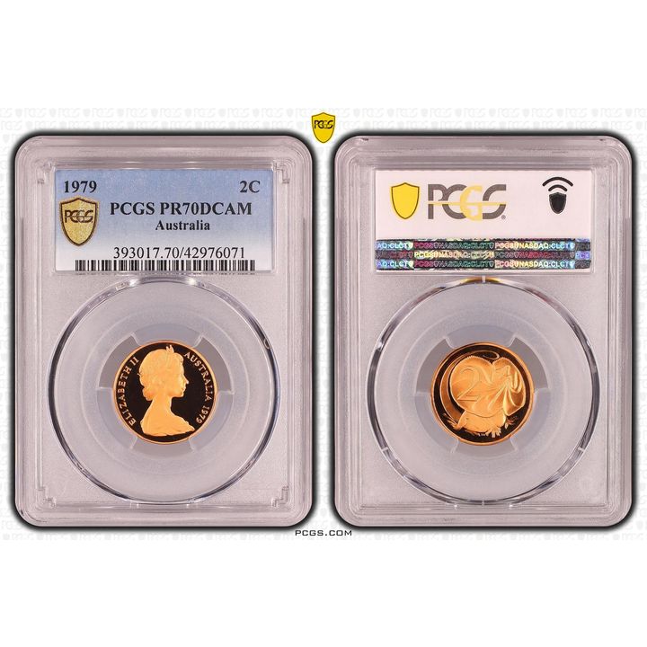 Elizabeth II, Two Cent, PR70DCAM , 1979 PCGS POP - 5/0