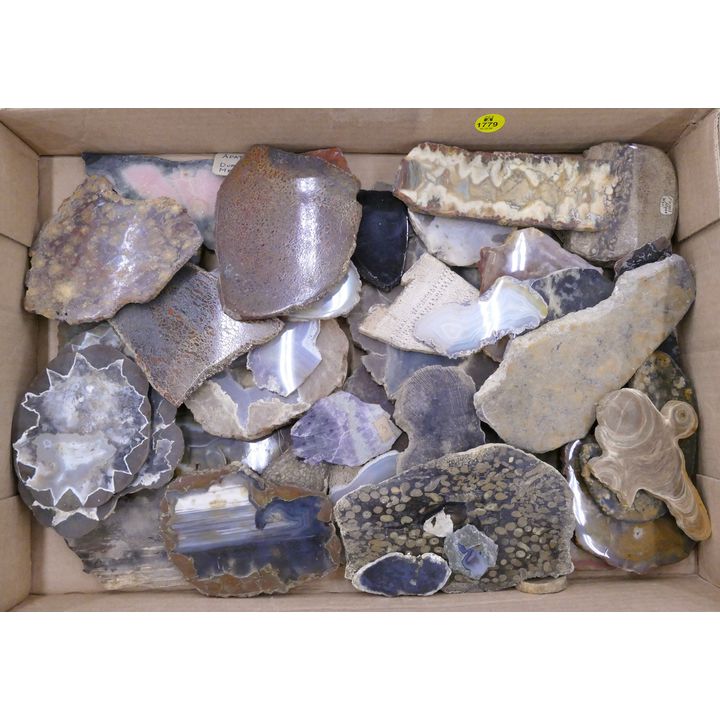 Box Polished Mineral Slices