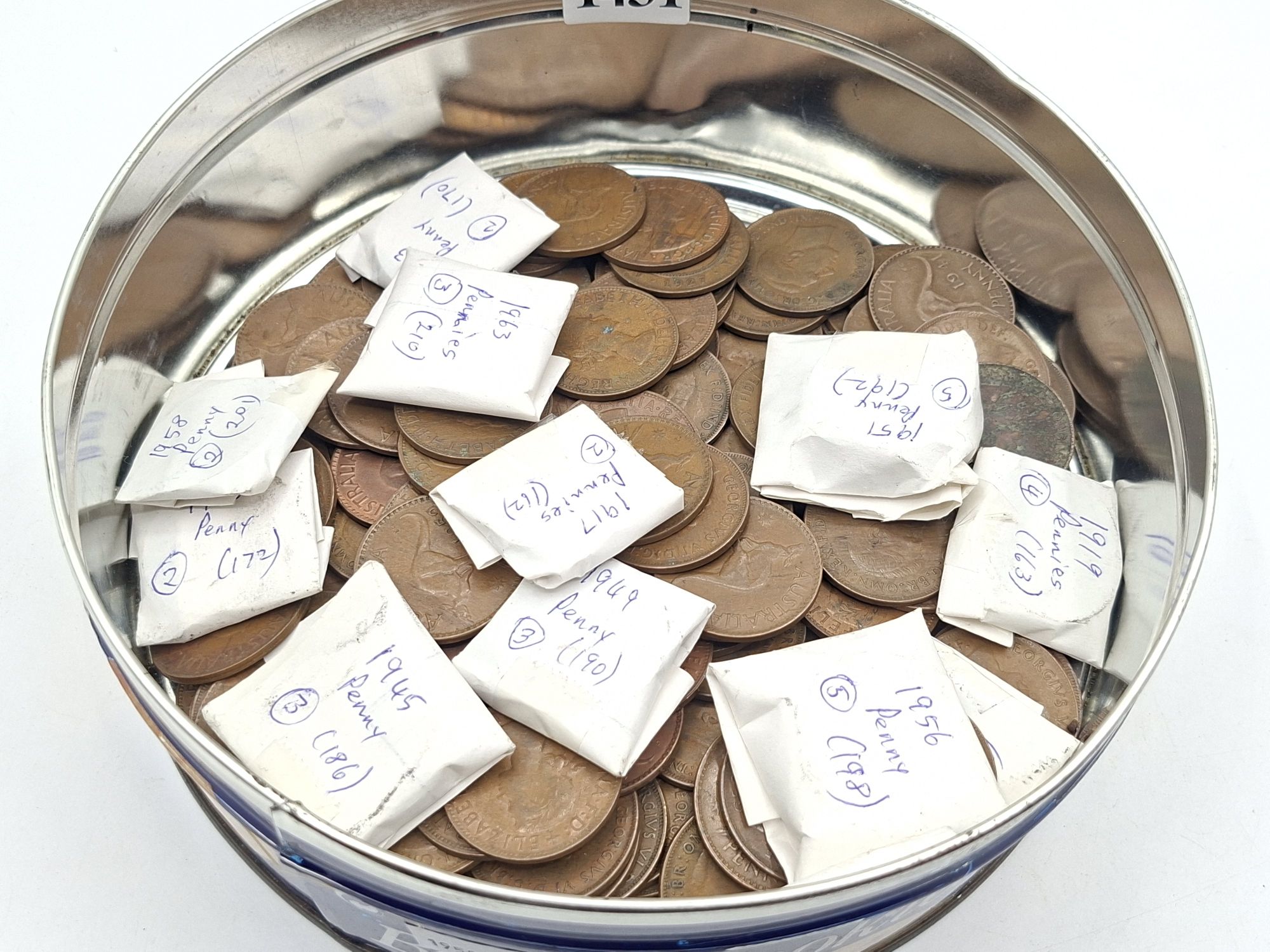 Collection Of Australian Pennies