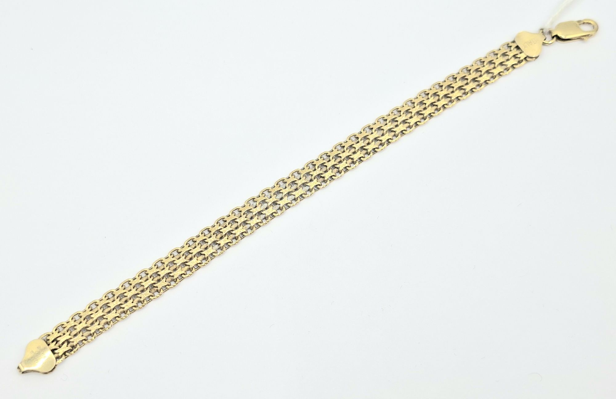 1125 · ITALIAN SILVER GILT BRACELET