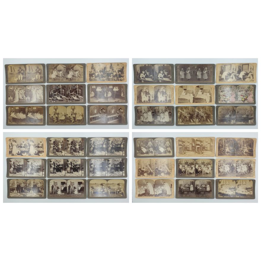 Stereograph Cards - Comical (x36)