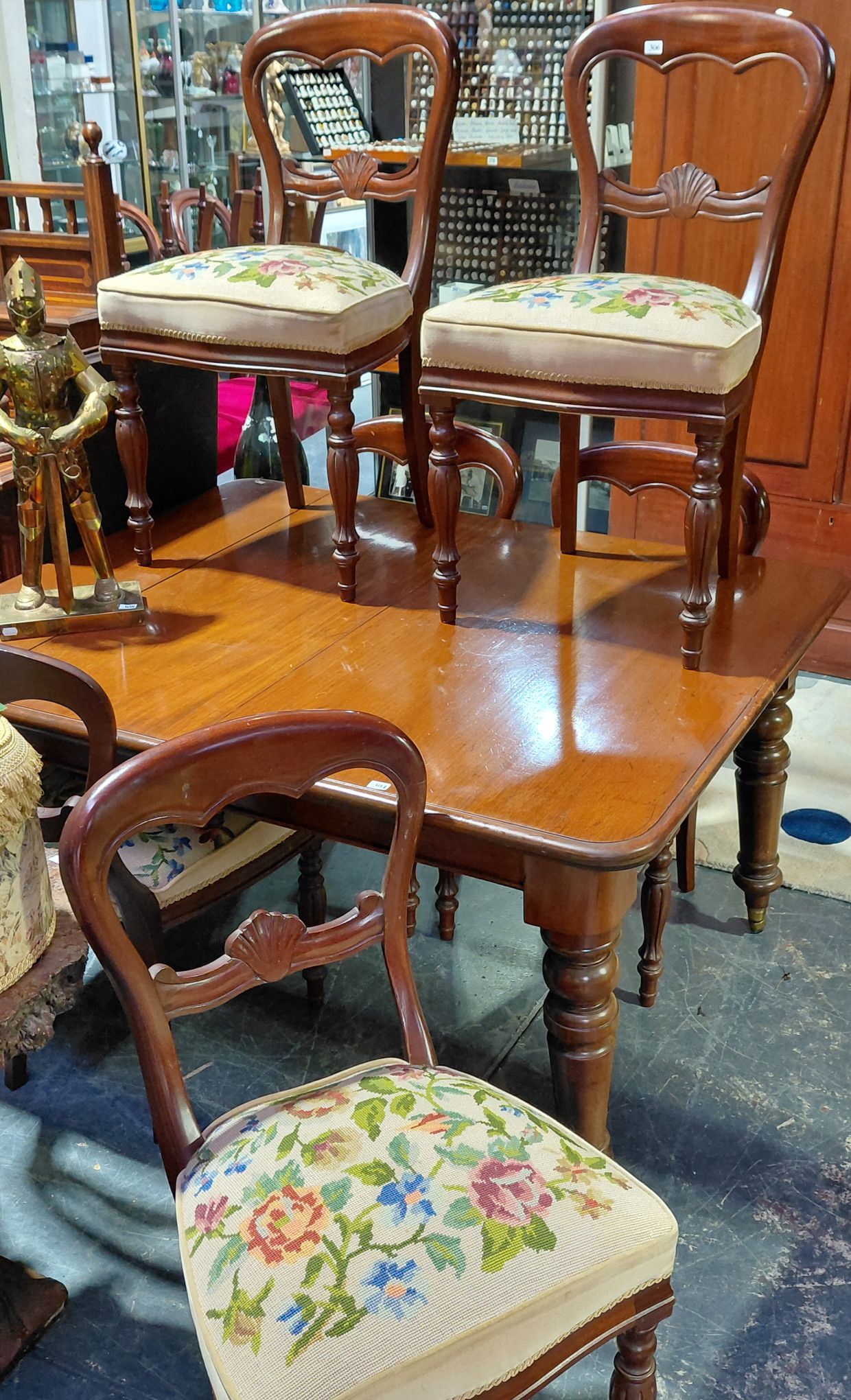 306 · SET OF 6 BALLOON BACK DINING CHAIRS