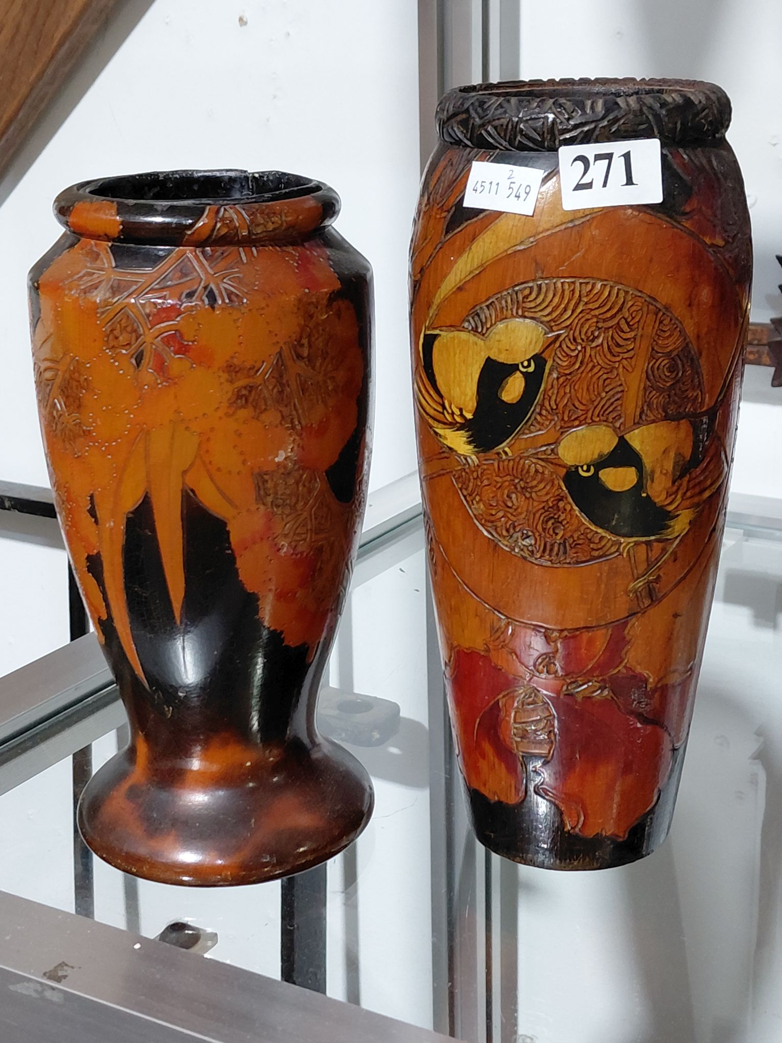 271 · POKERWORK VASES