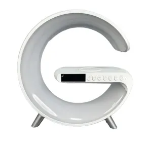 Wireless Fast Charger with Built in Bluetooth Stereo Speakers Alarm Clock |
