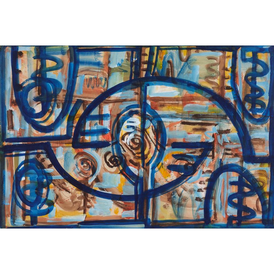 Selwyn Muru 'Untitled - Abstract Design'