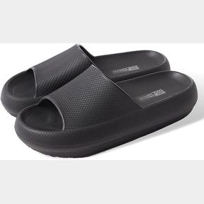 32 DEGREES WOMEN'S CLOUD SLIDE | SLIP-ON | WATERPROOF | PILLOW-LIKE COMFORT | - BLACK - L