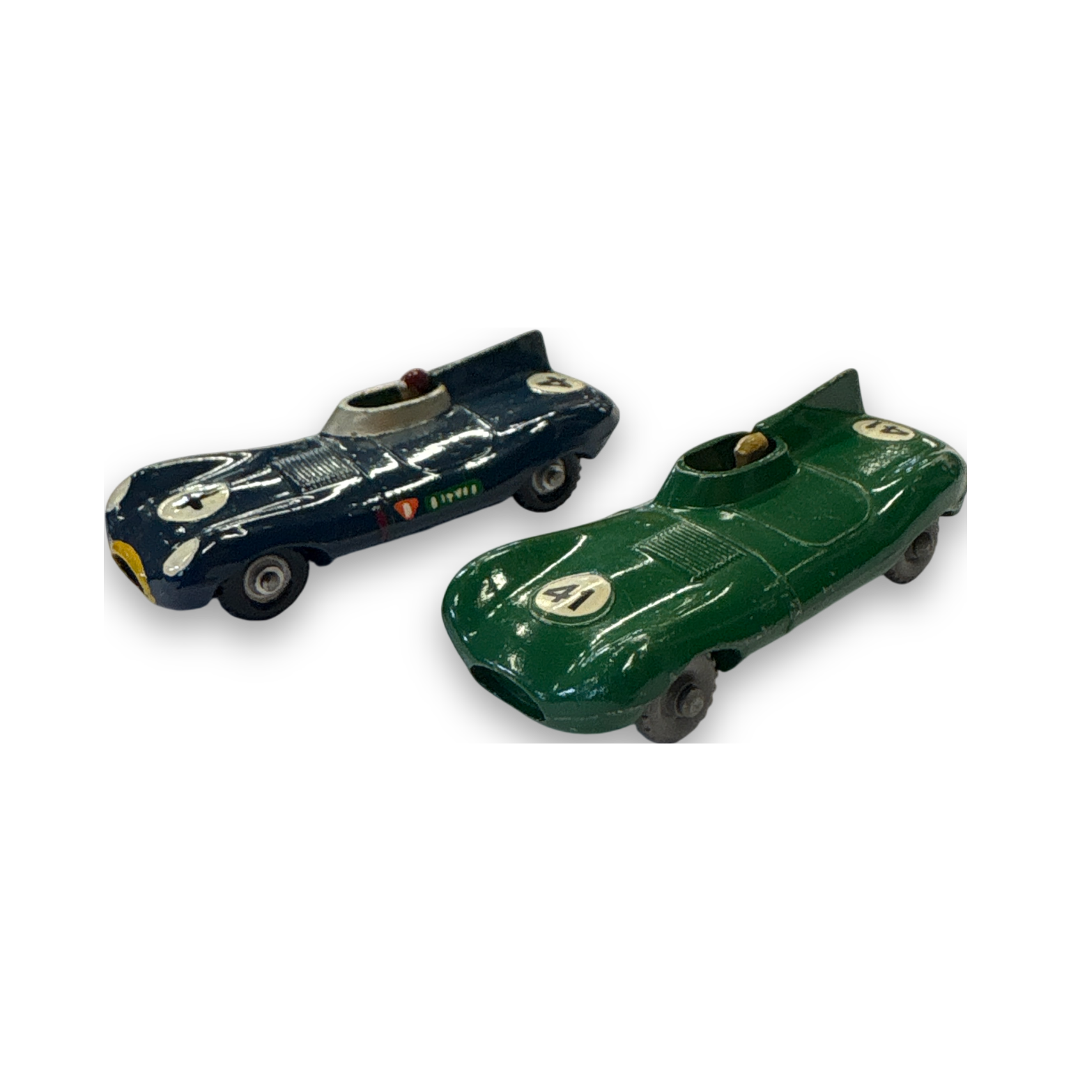 2 Matchbox D.Type Jaguar cars number 41 by Lesney | Proctor Auctions
