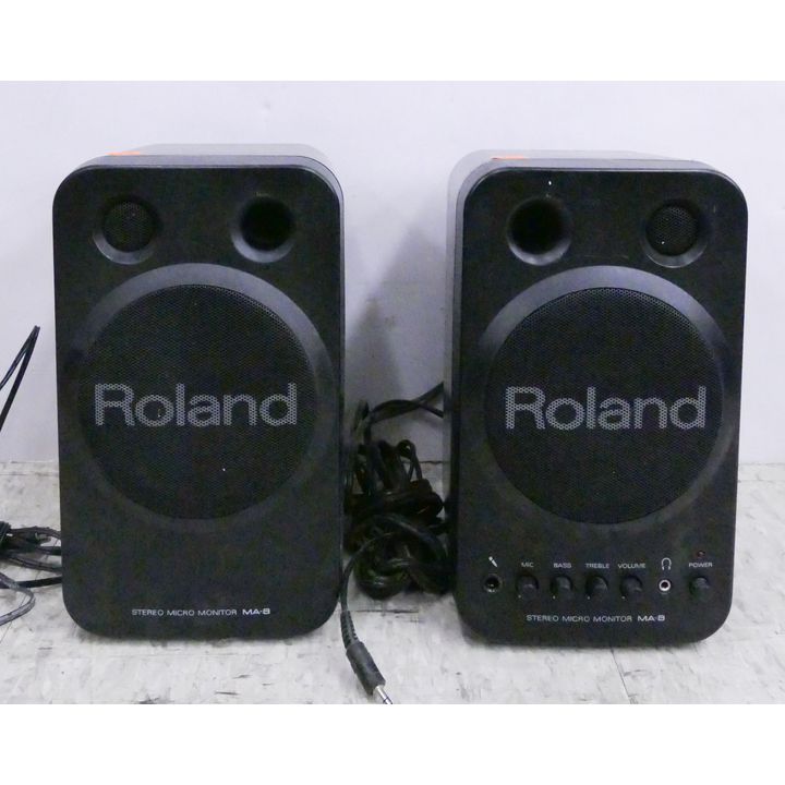 Pair Roland Model MA-8 Stereo Monitor Speakers