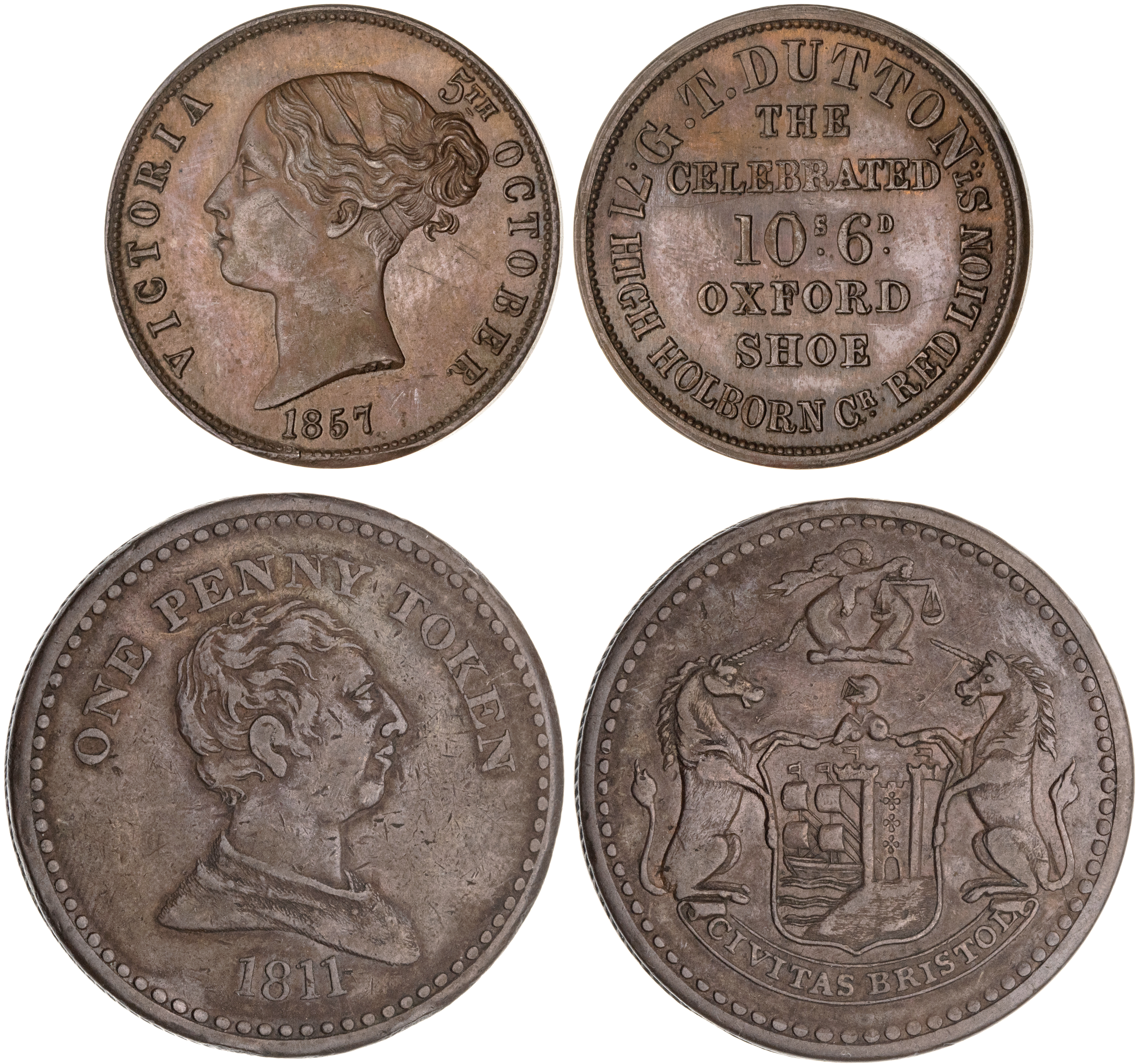 Great Britain, Penny, 1811, VF