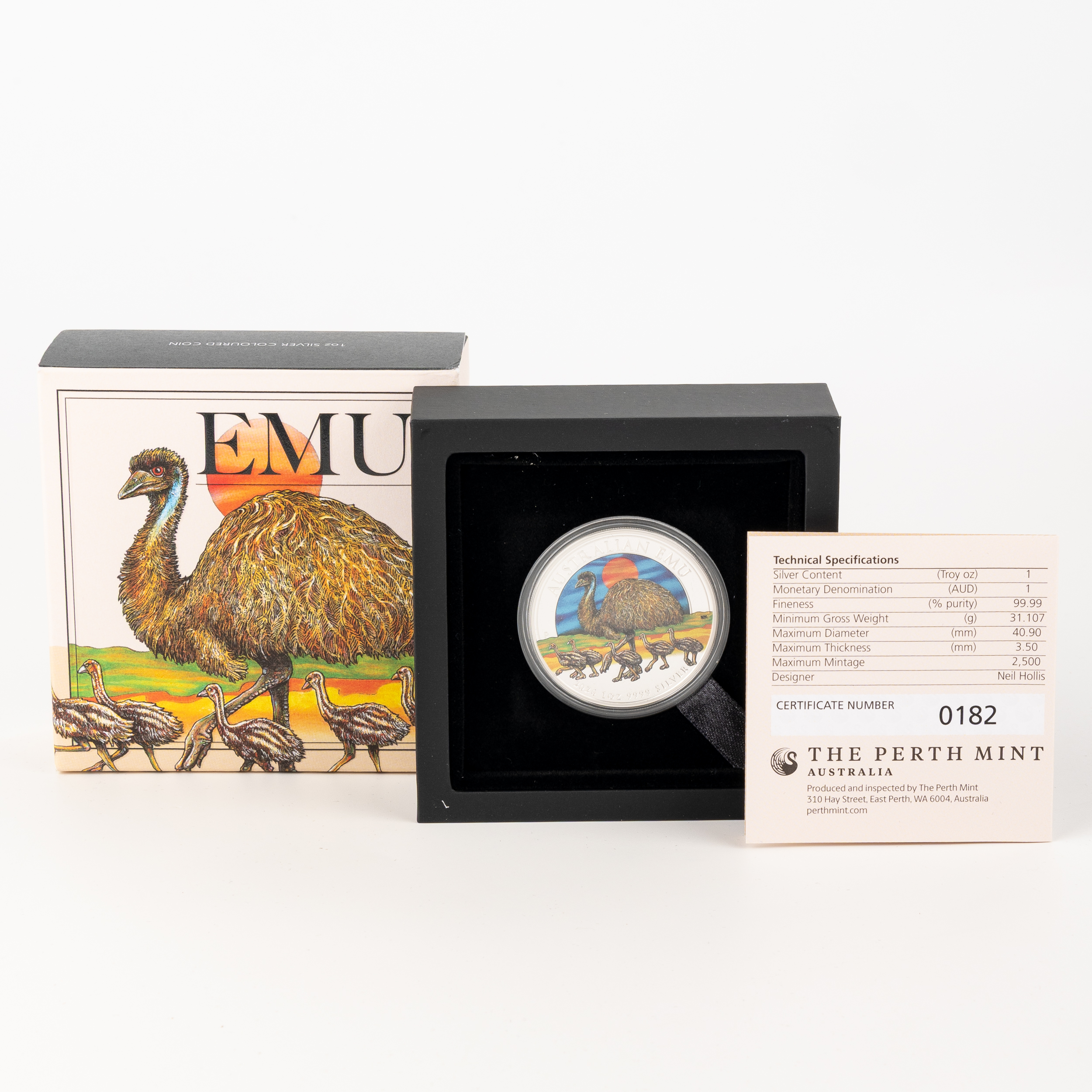 Charles III, Perth Mint - Emu, One Dollar, 2026, FDC