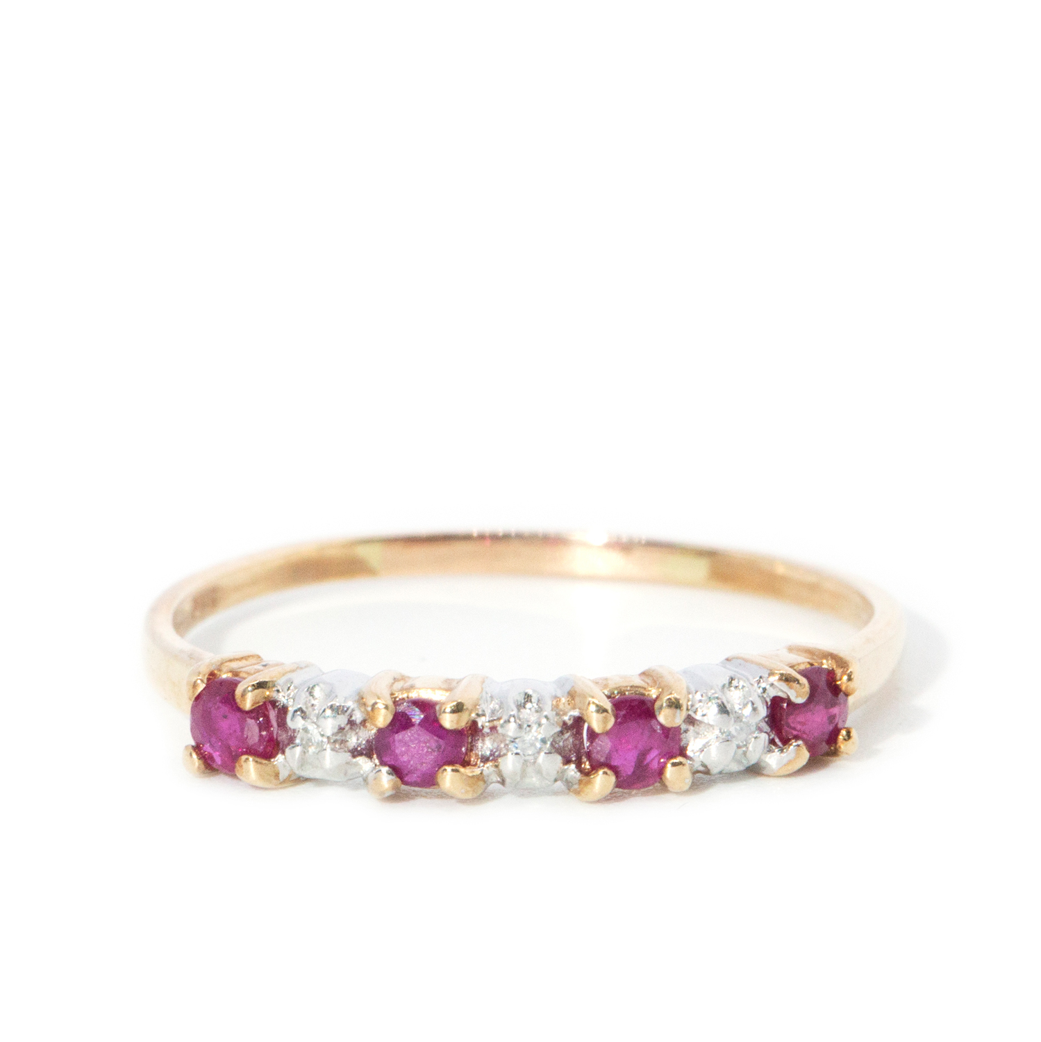 48 · Ruby & Diamond 9ct Gold Ring