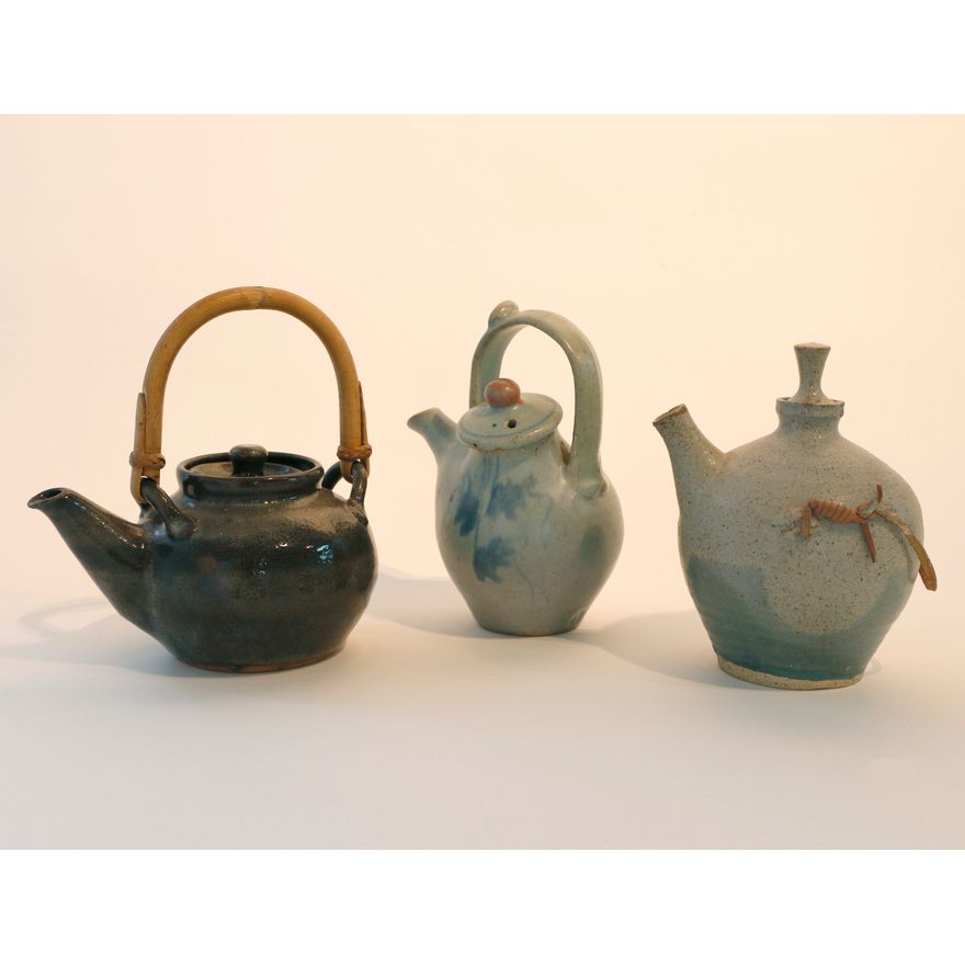 Ian Firth, Doris Dutch & John Lawrence - Tea pots & oil bottle