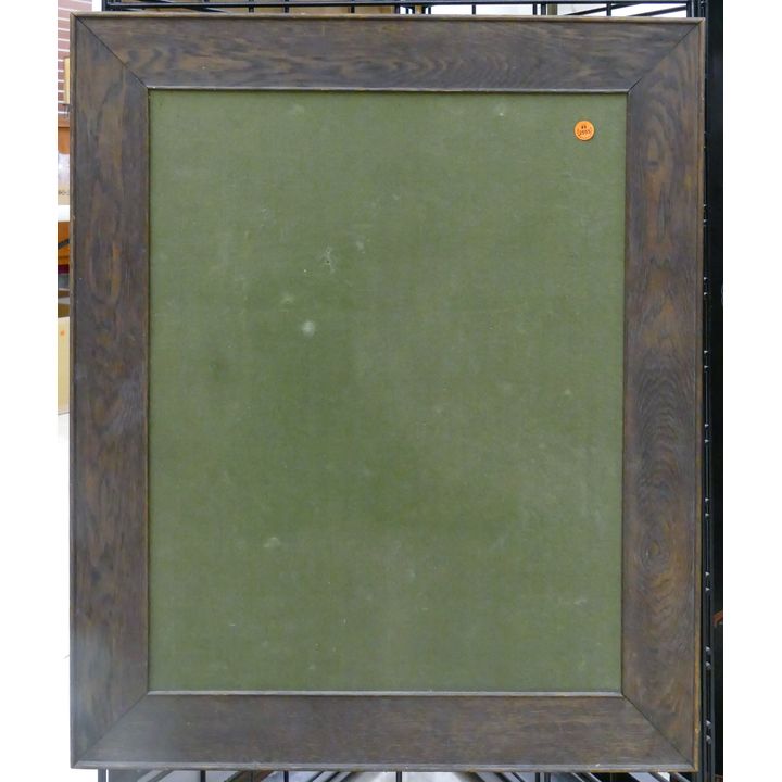 Antique Oak Framed Velvet Pegboard 30''x24.5''