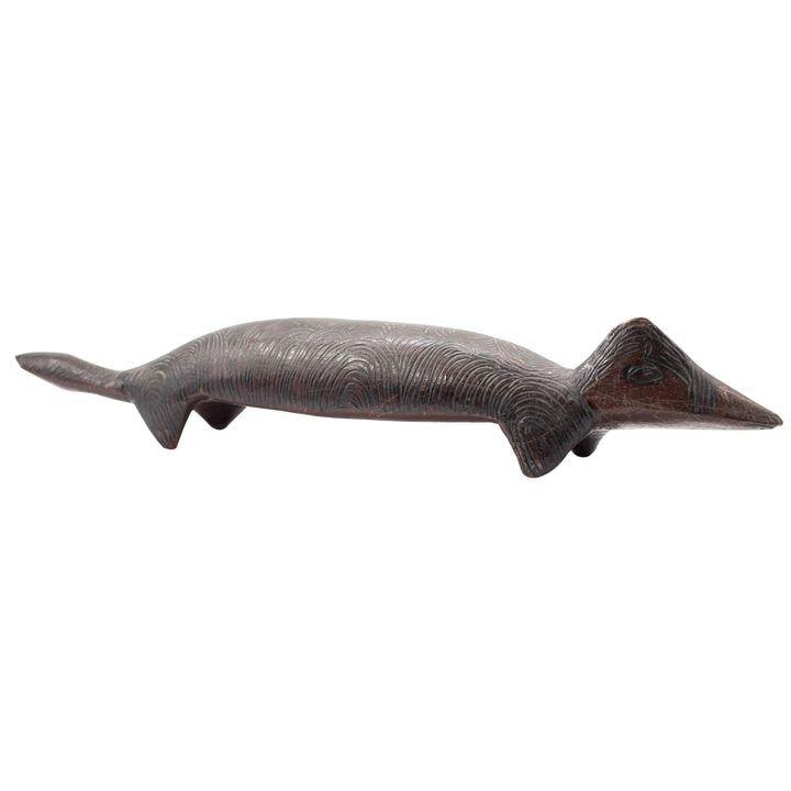 Papua New Guinea, Trobiand Islands, Wooden Lizard, 1930s, VGC