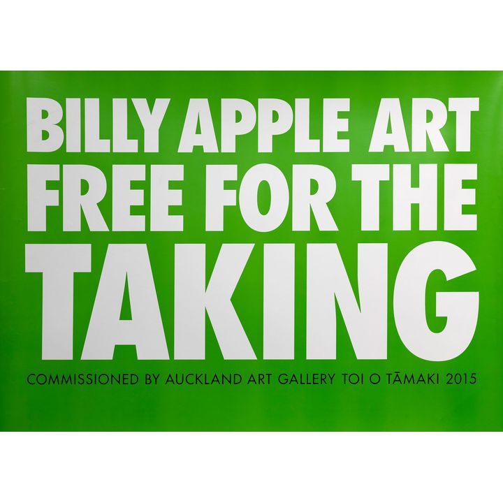 Billy Apple 'Art Free for the Taking'