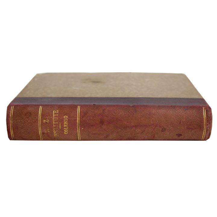COLENSO, WILLIAM., Bound volume of papers by Colenso from the transactions circa 1890's.
