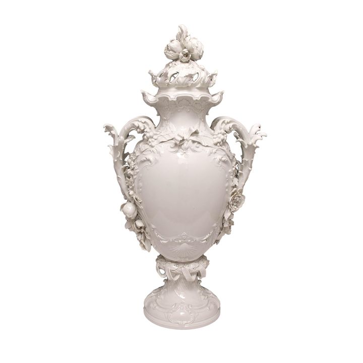 Waza potpourri, Królewska Manufaktura Porcelany, Berlin, 2 poł. XIX w
