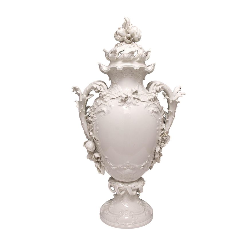 Waza potpourri, Królewska Manufaktura Porcelany, Berlin, 2 poł. XIX w