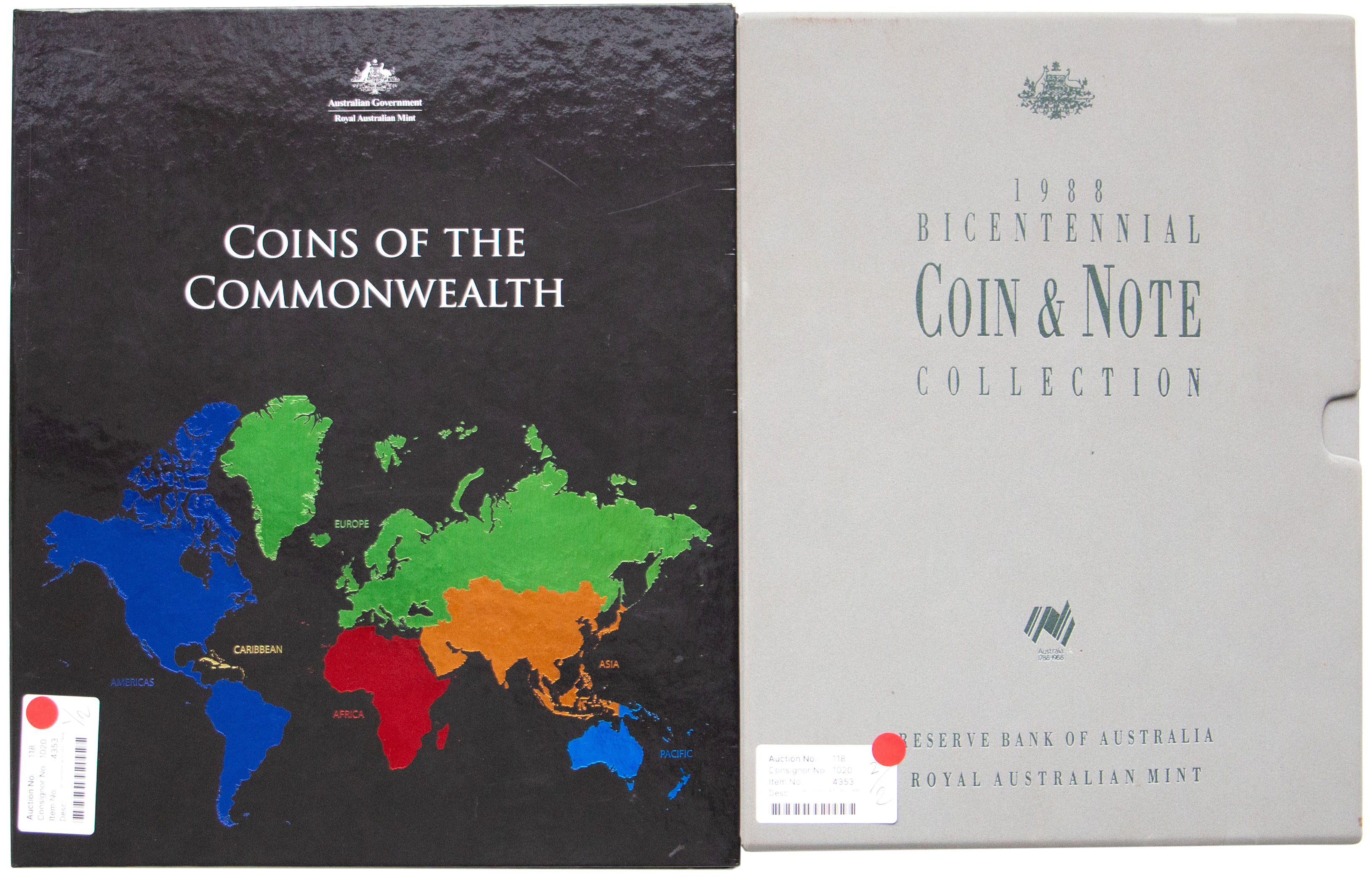 Elizabeth II, Bi-Centennial Coin/Note Folder, 1988, FDC