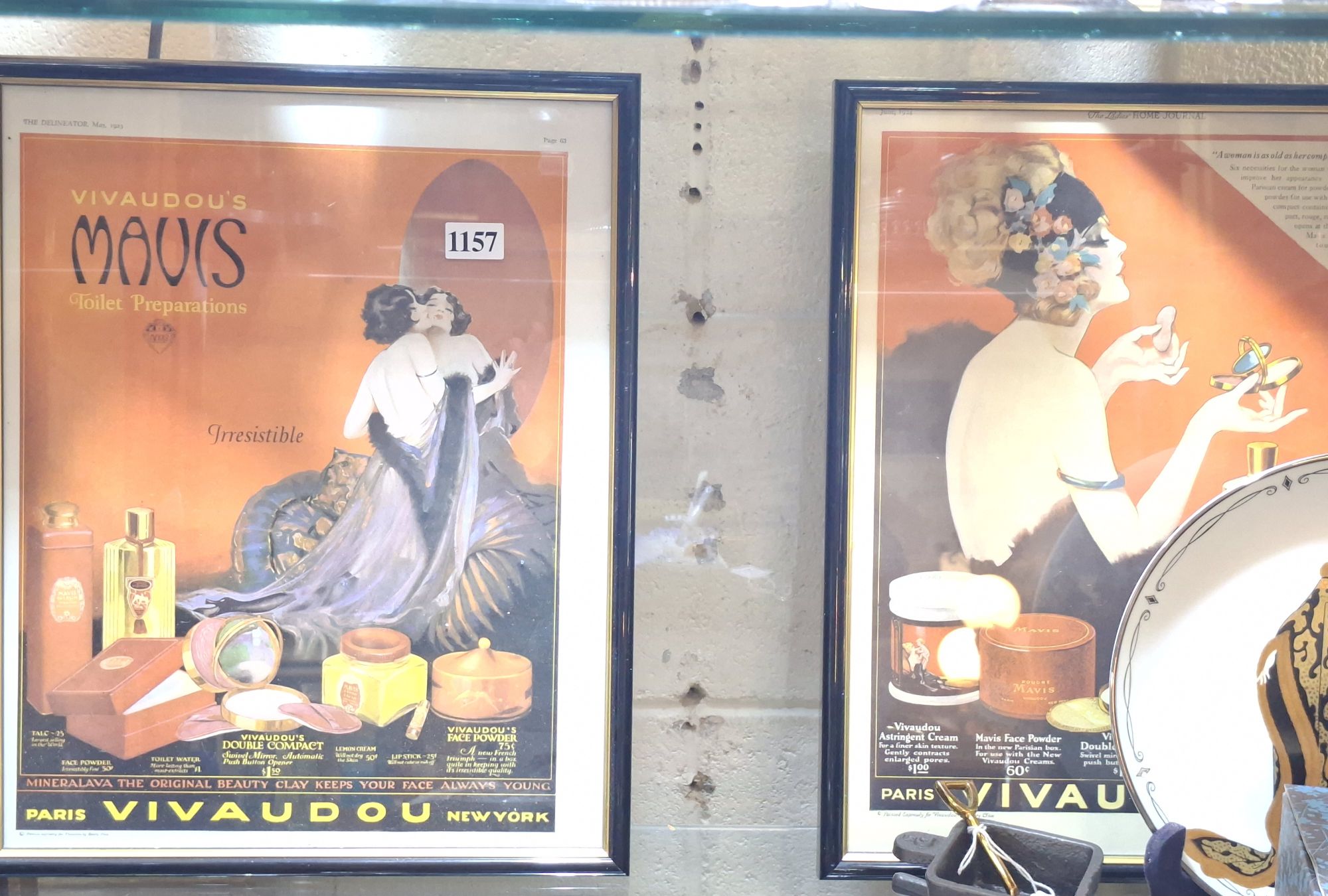 ART DECO MAGAZINE AND PERFUME PRINTS