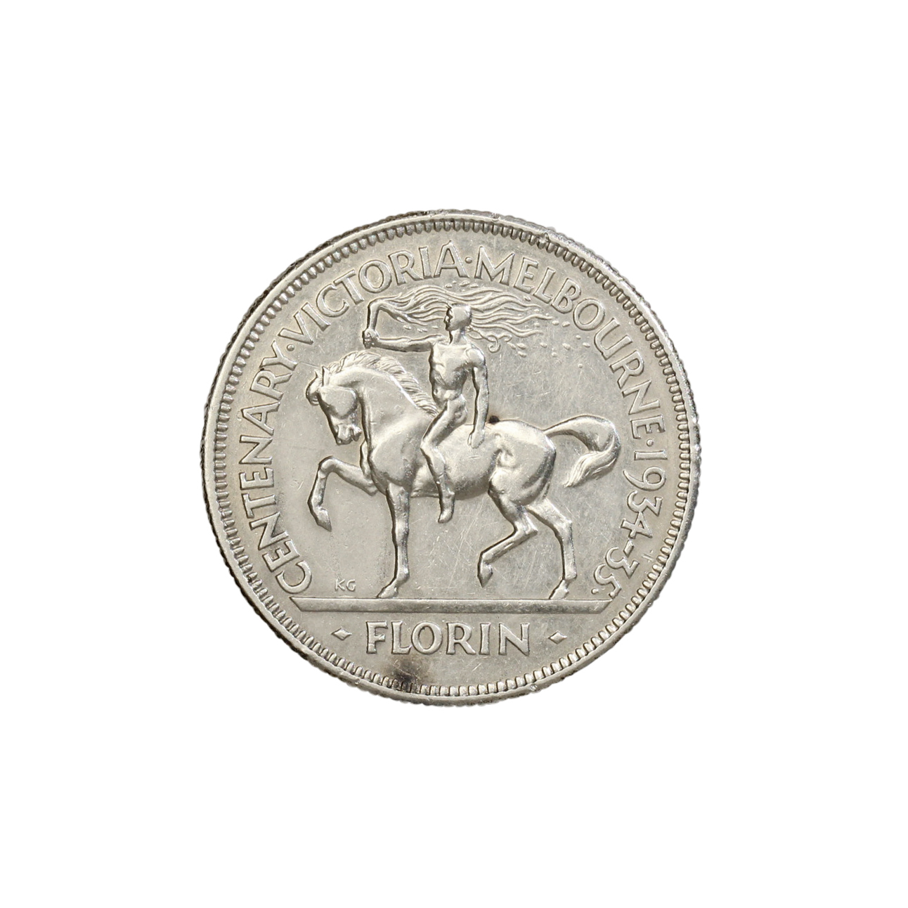 1068. · George V, Florin, 1934/35, EF