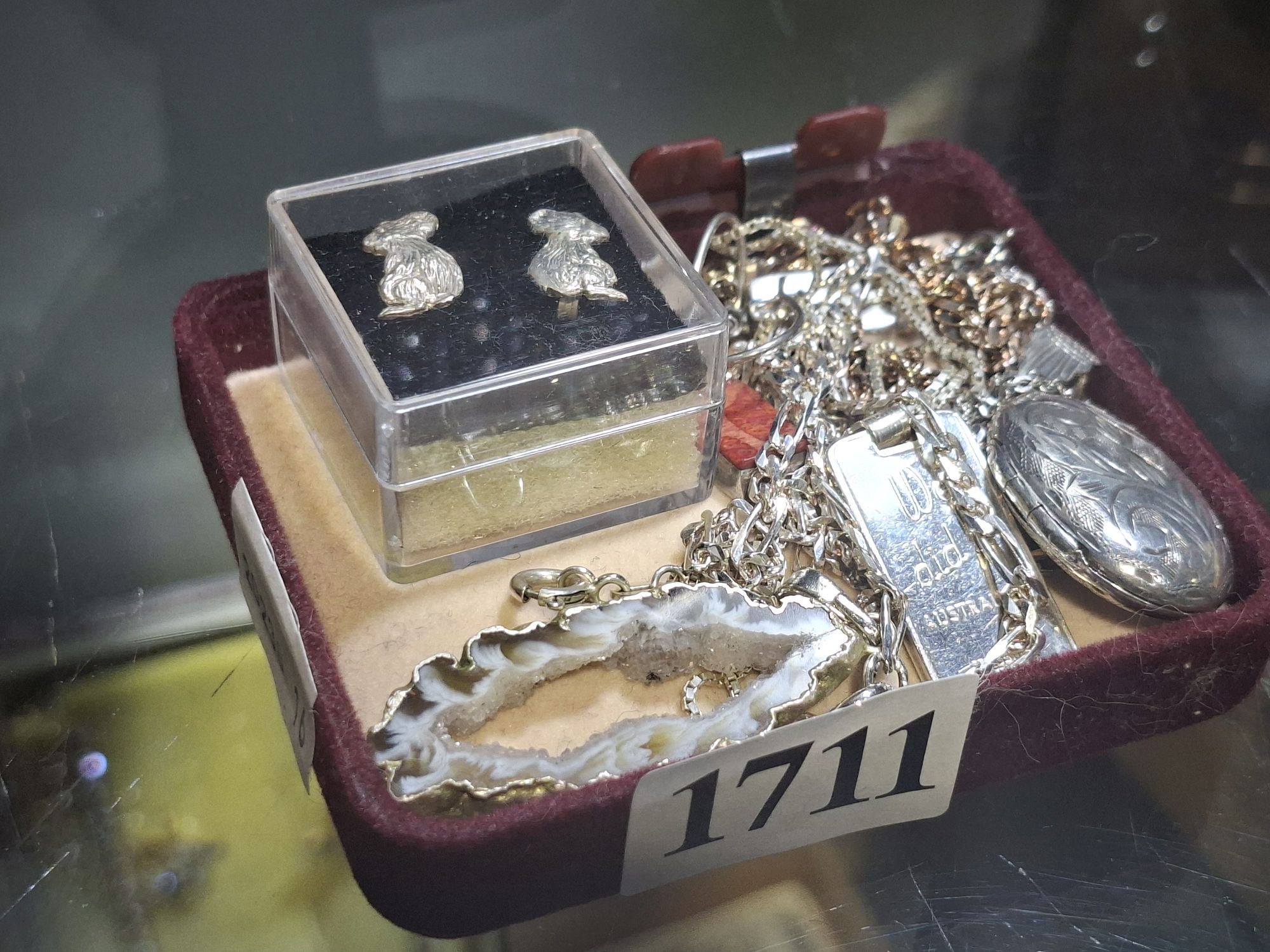 Sterling Silver And Gilt Jewellery