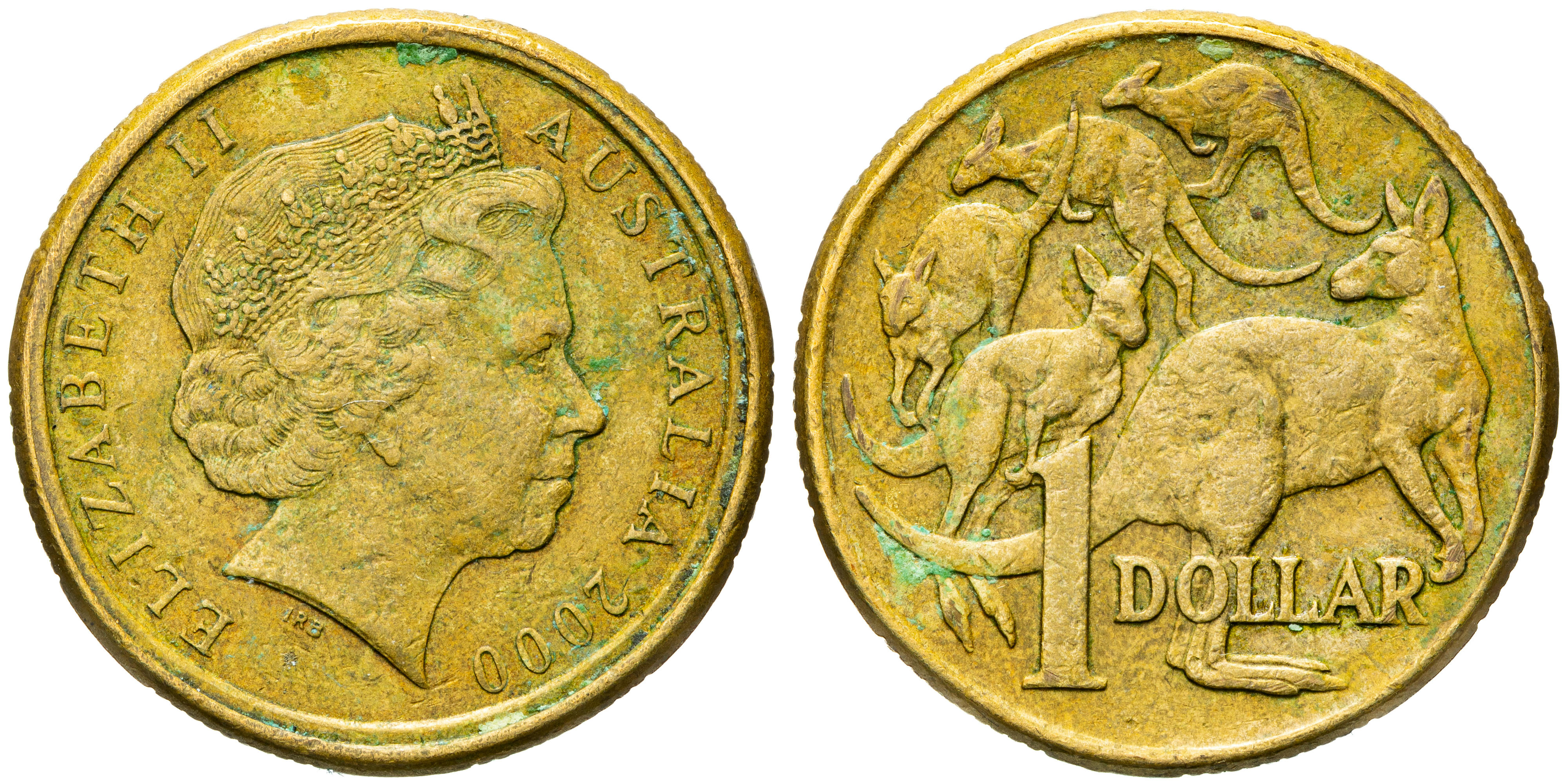 Elizabeth II, Mule, One Dollar, 2000