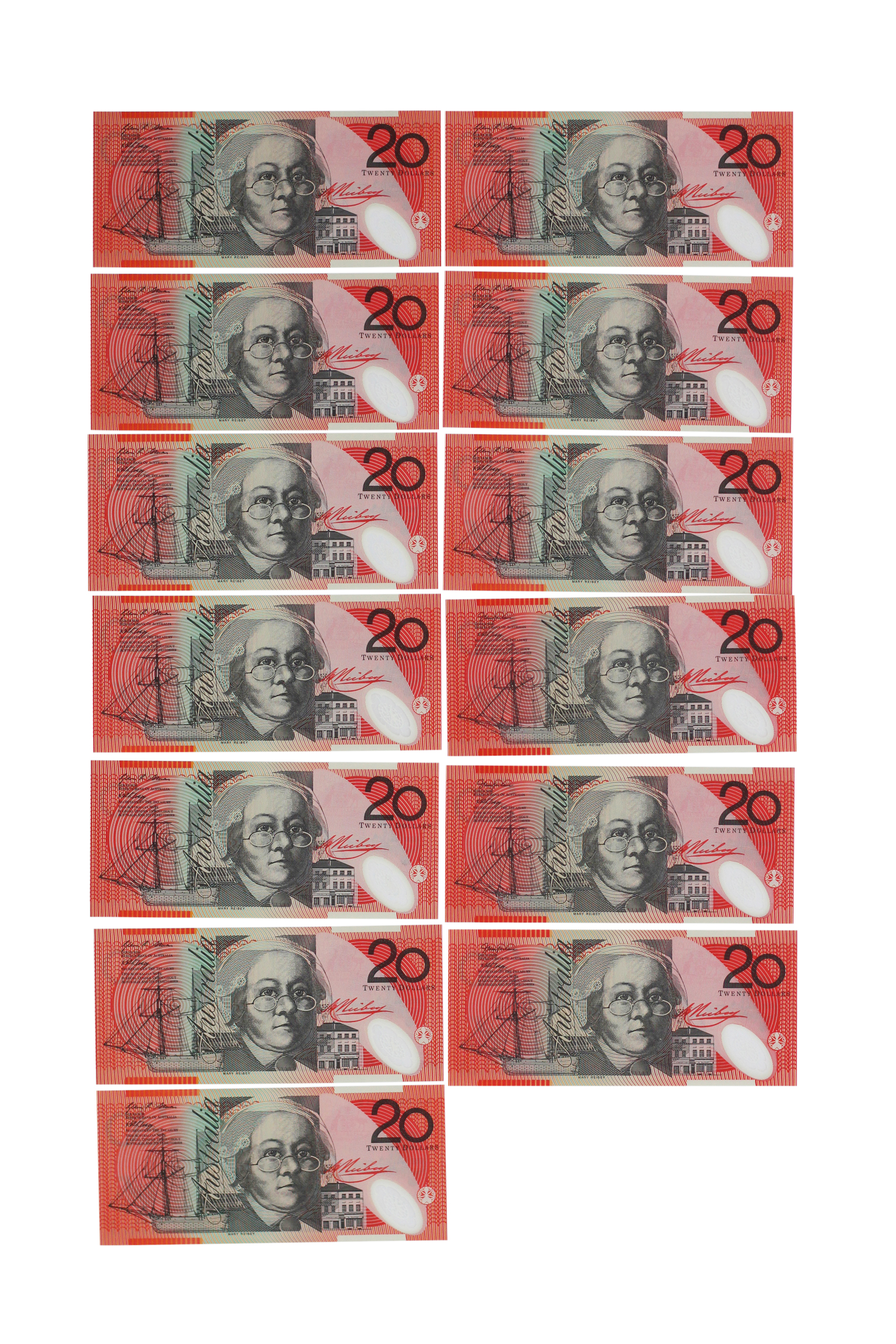 2254. · Accumulation, Twenty Dollars, UNC