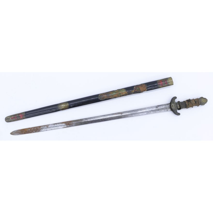 Chinese Qing Jian Sword 19th Century