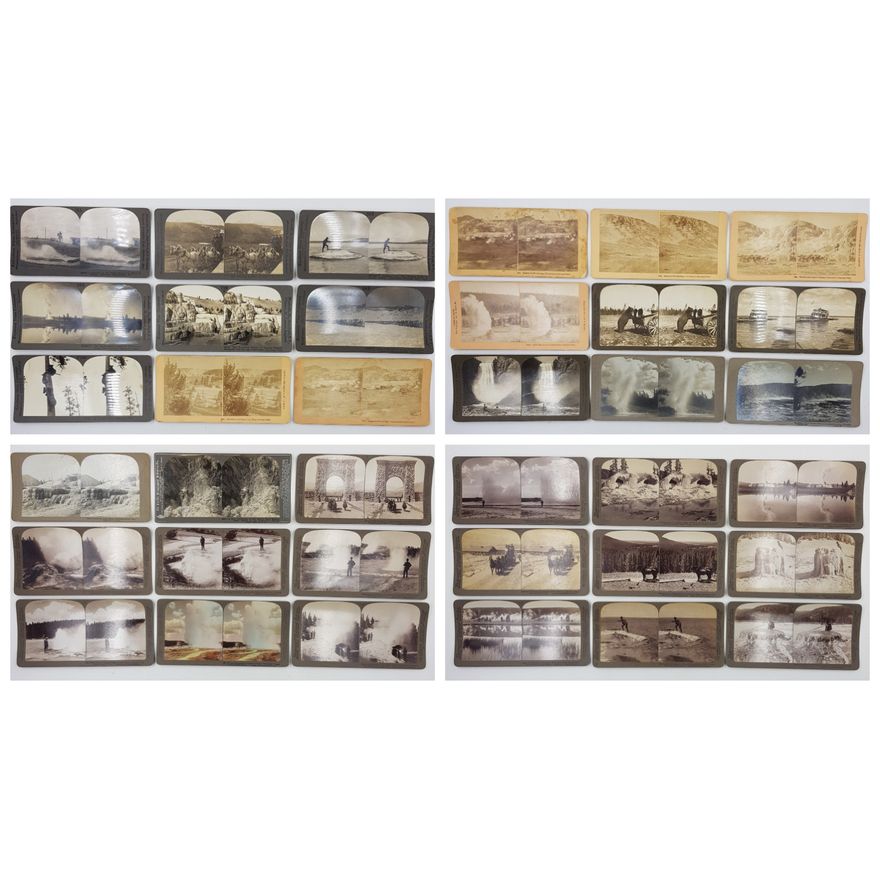 Stereograph Cards - Yellowstone (x36)