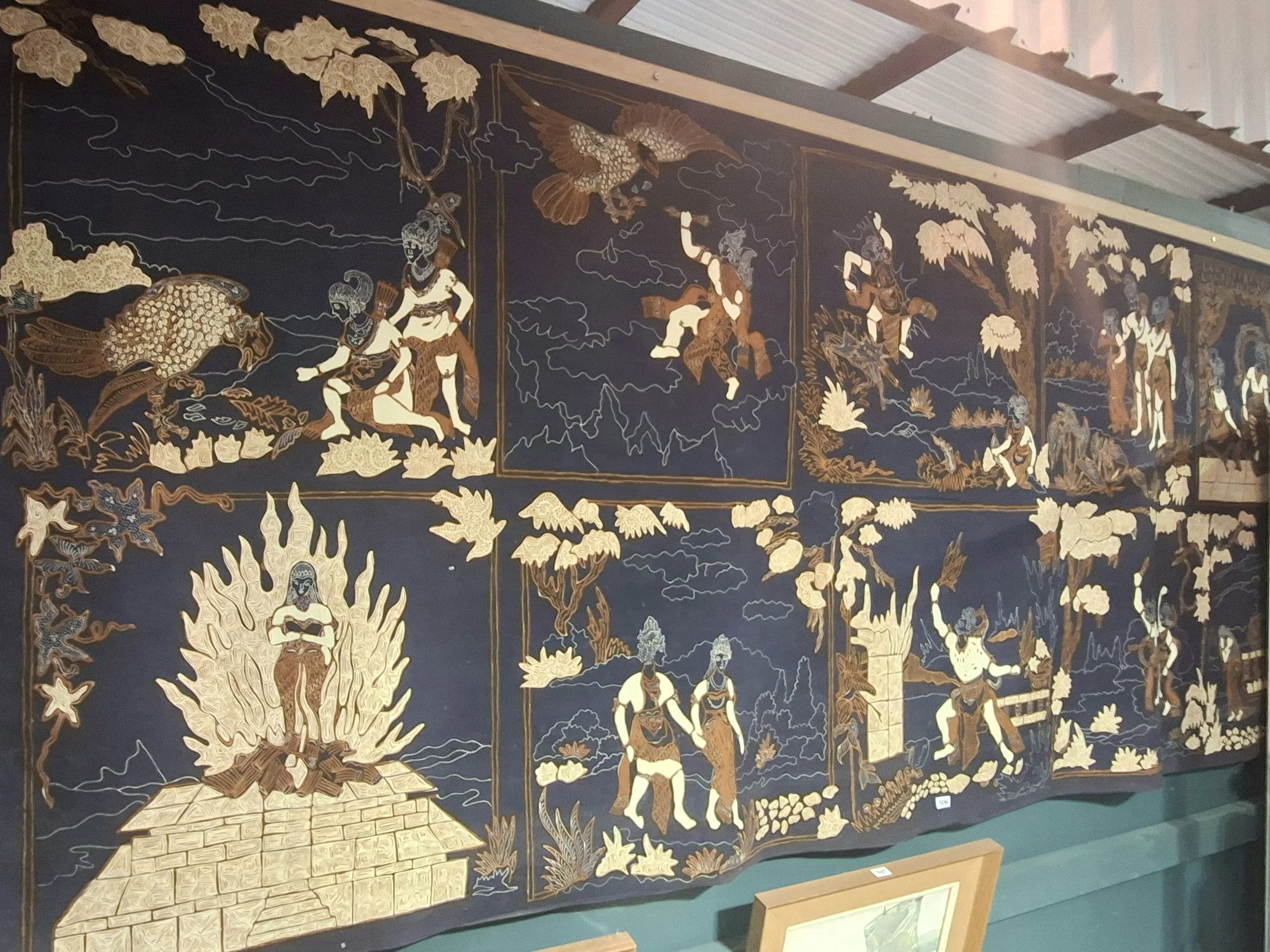 506 · INDONESIAN BATIK WALL HANGING