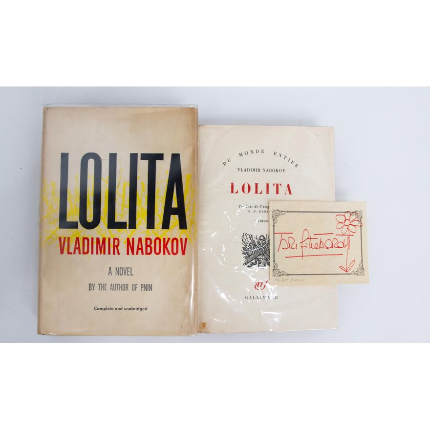 NABOKOV, VLADIMIR [association copy] [2x] - Lolita