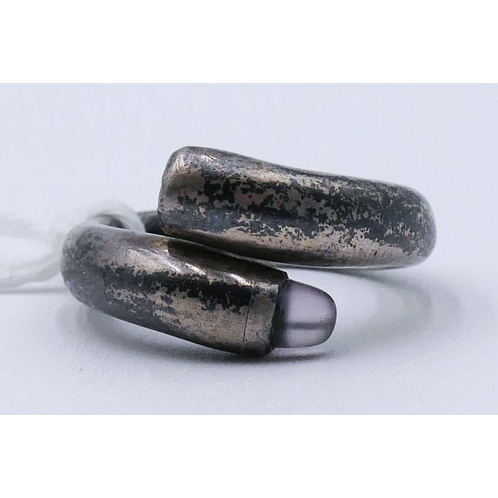 William Spratling Mexican Sterling & Stone Ring Size 7