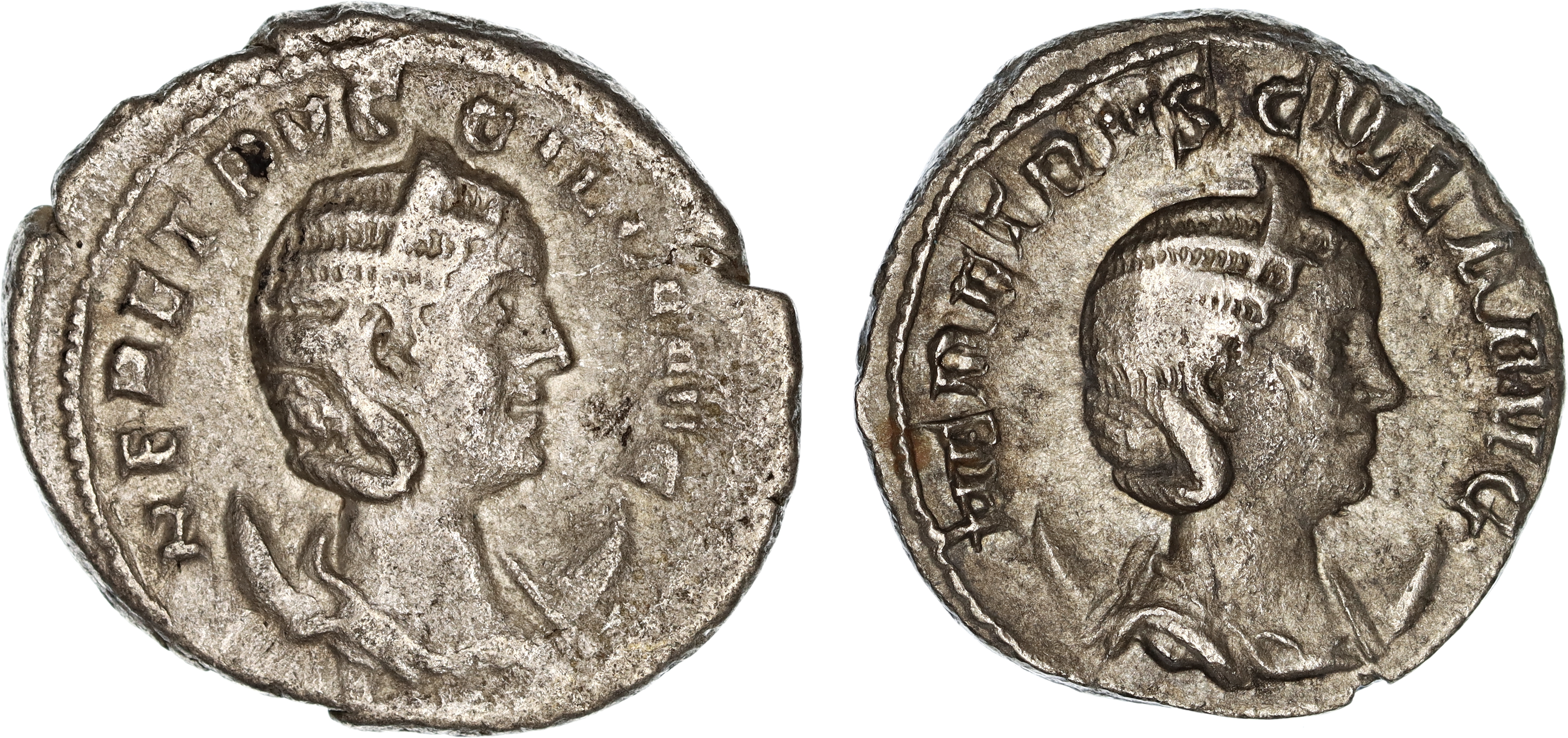 Roman Empire, Herennia Etruscilla, Silver Antoninianus, 249-251 AD, nVF