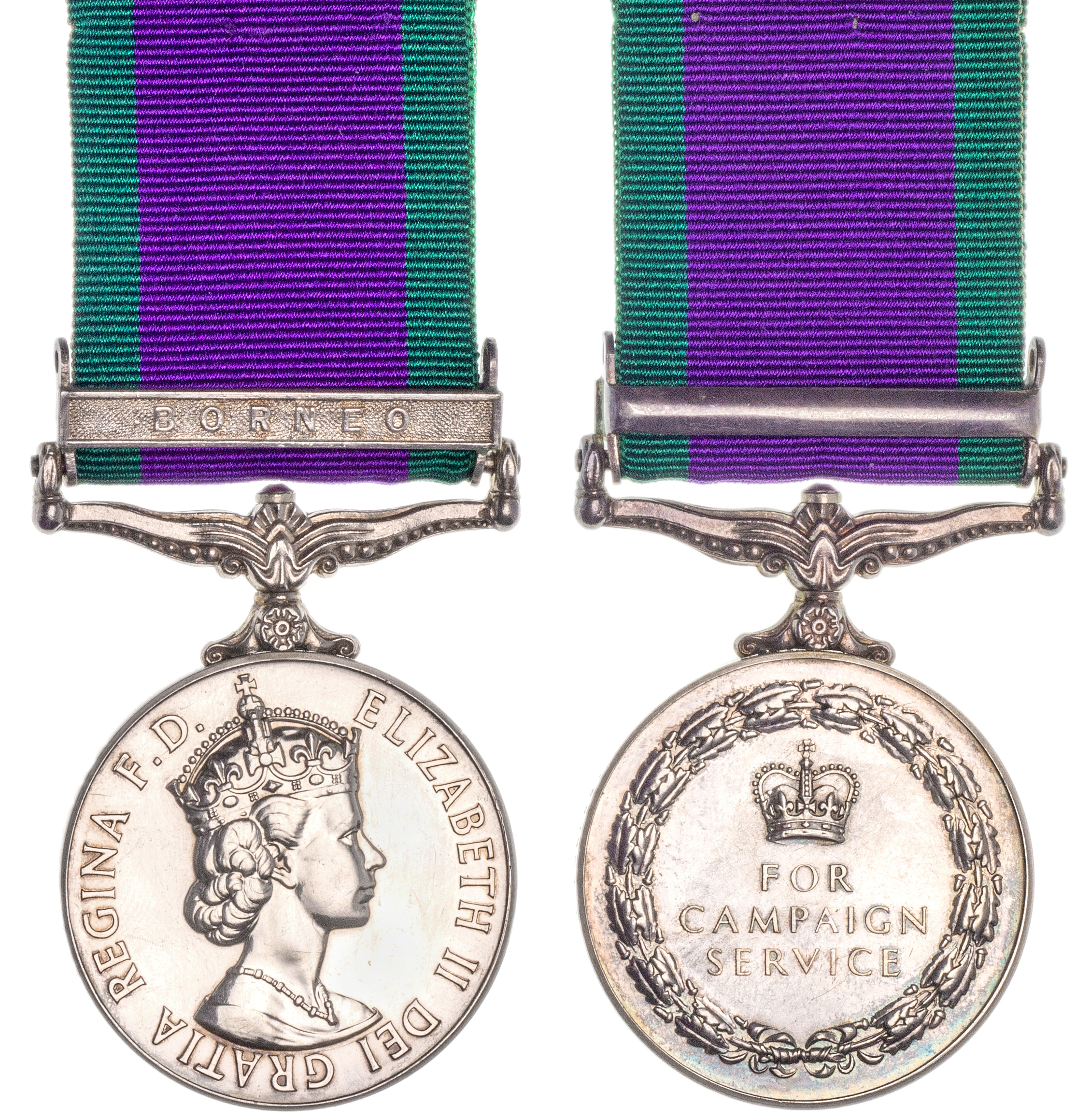 Great Britain, Elizabeth II, Campaign Service Medal, 1961 - 1963, aUNC