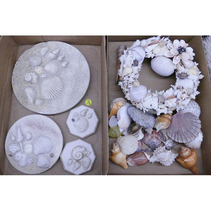 2 Boxes Shell Decor