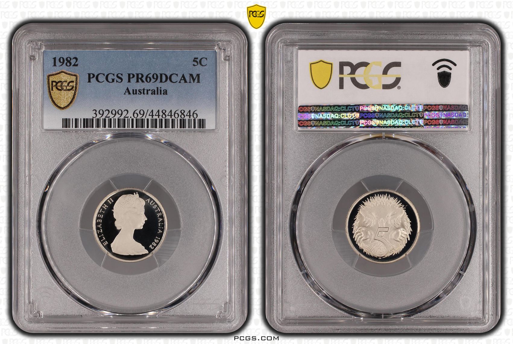 Five Cent, 1982, PCGS PR69DCAM
