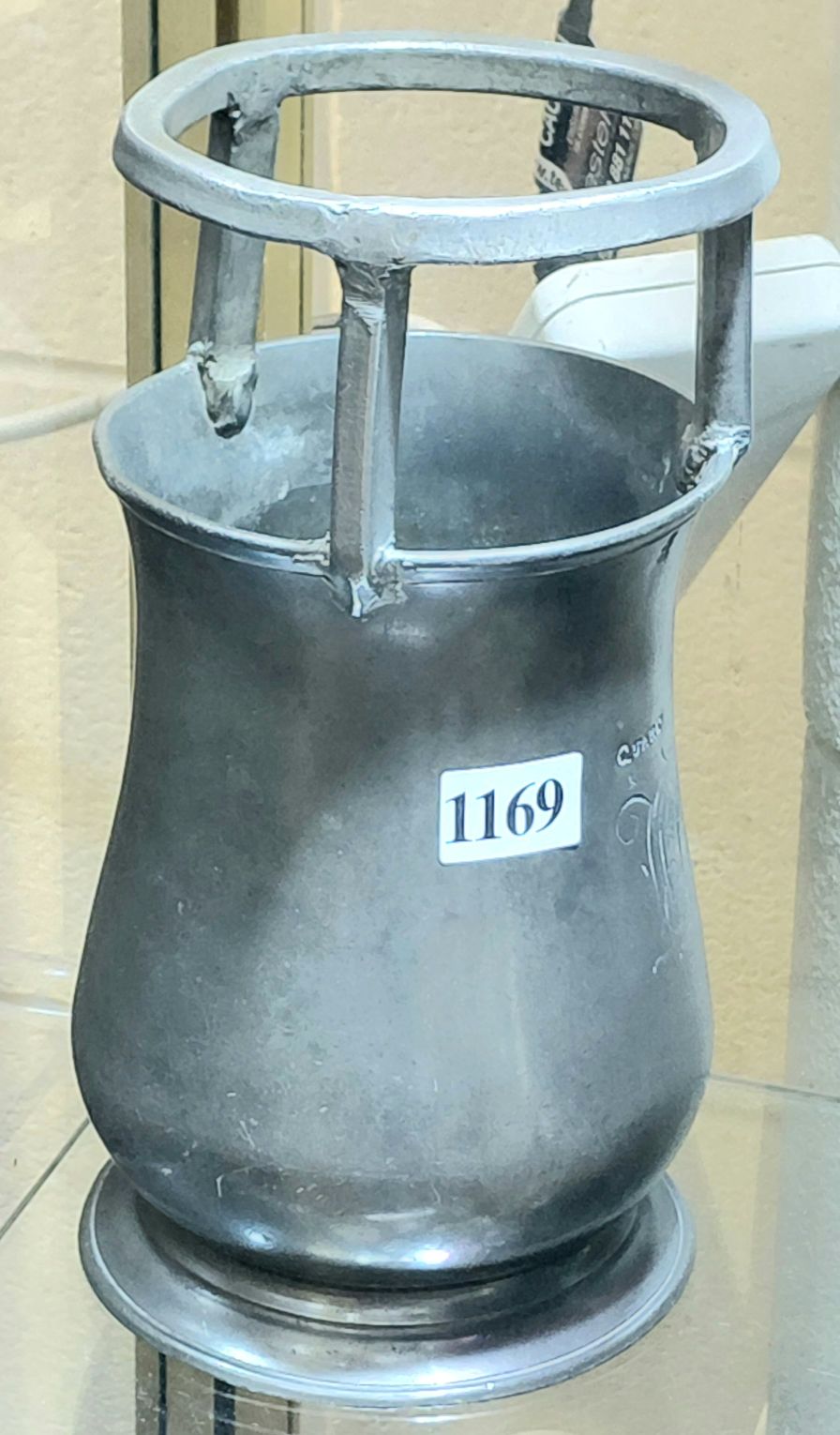 A Pewter Bottle Drawer/Sizer