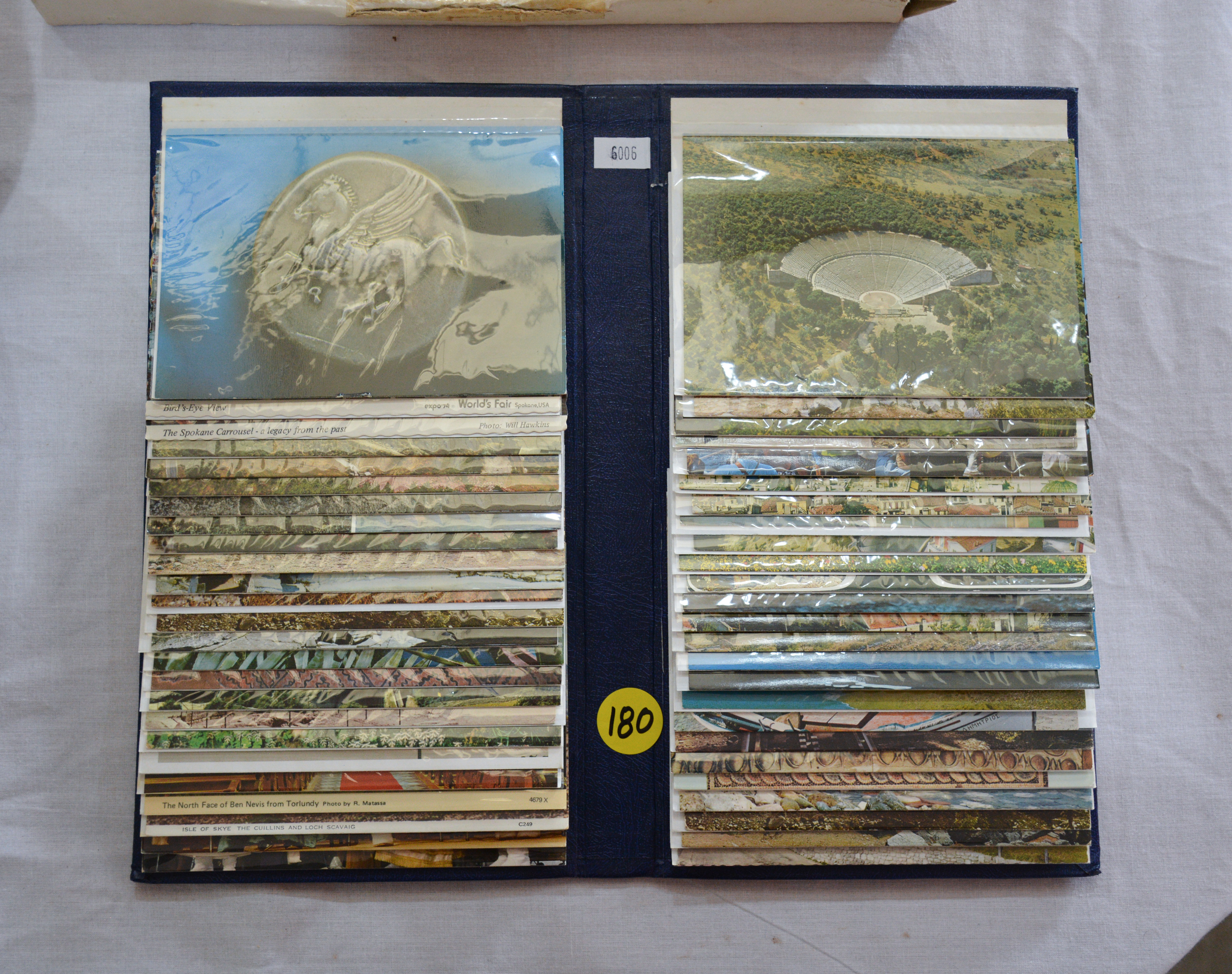 Collection of European Postcards in Album — sold at auction in New Zealand for $15
