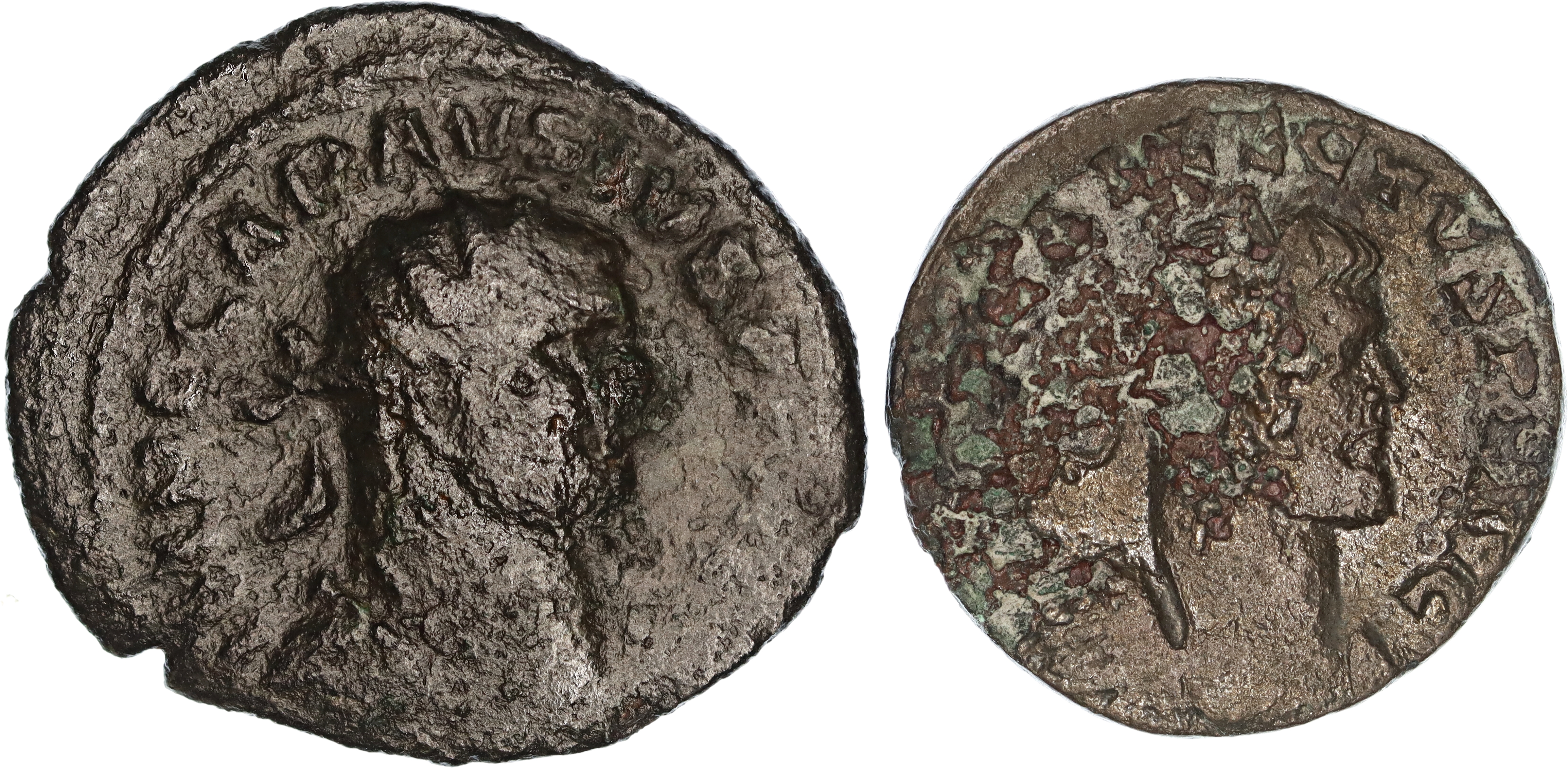 Roman Empire, Carausius & Allectus, Æ Follis, 287-296 AD, gF