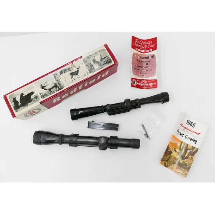 Box Vintage Redfield & Weaver 2X Rifle Scopes (#98,99)